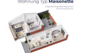 Grundriss Typ Maisonette